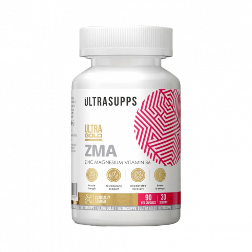 Ultrasupps Ultra Gold ZMA, Ультра Голд ЗМА, 90 капсул