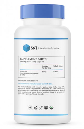 SNT Vitamin P-5-P 60 mg, 90 капсул