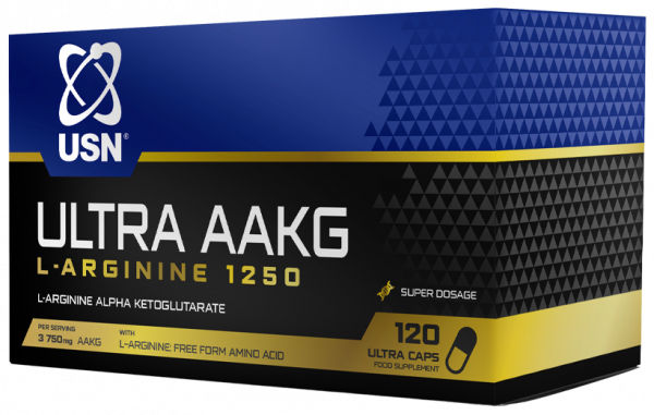 USN Ultra AAKG L-Arginine 1250, 120 капсул