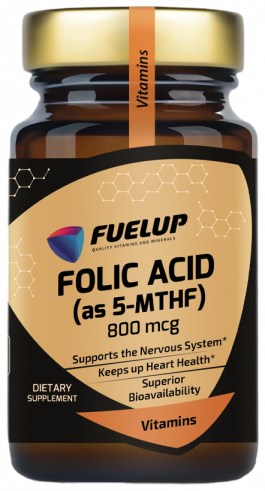 FuelUp Folic Acid, 60 таблеток