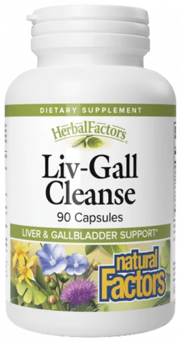 Natural Factors LG Cleanse Formula, Элджи Глэнс Формула, 90 капсул