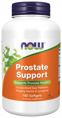 NOW Prostate Support, Простат Суппорт, 180 капсул