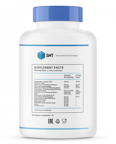 SNT Coenzyme B-complex, 150 капсул