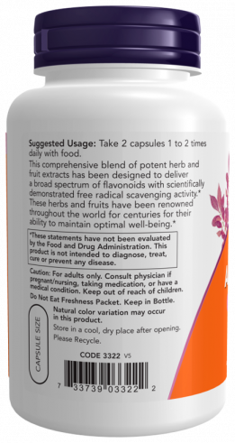 NOW Super Antioxidants, 120 капсул