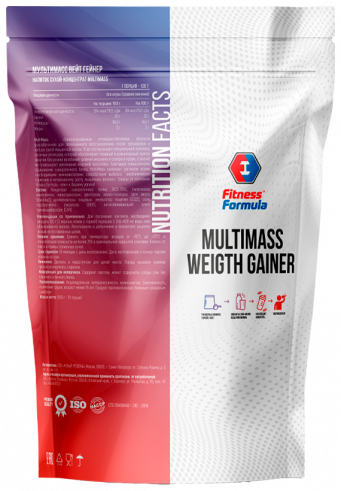 Fitness Formula Multimass Weight Gainer, 1000 грамм