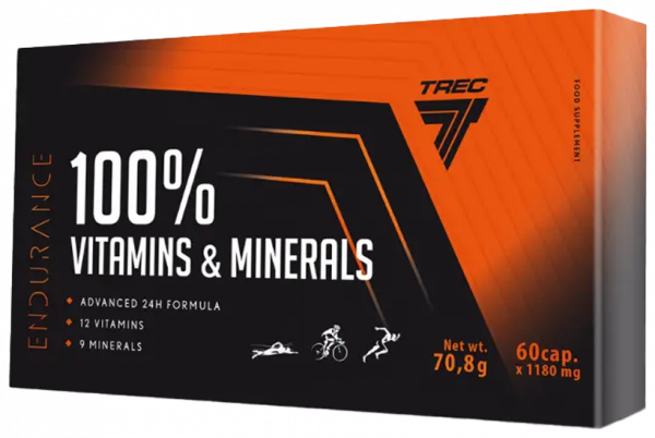 Trec Nutrition 100% Vitamins and Minerals, 60 капсул