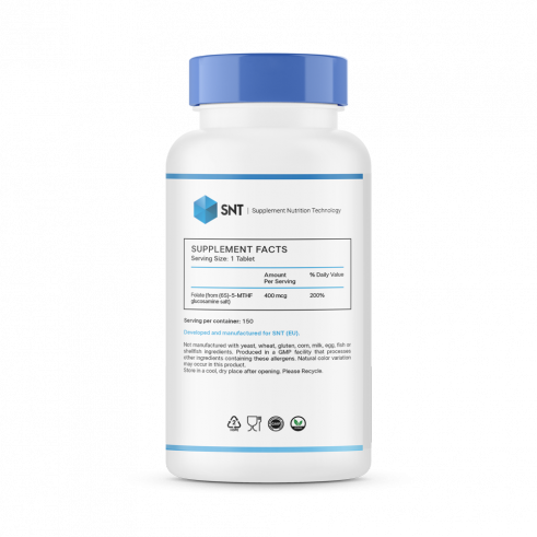 SNT Methyl Folate, Метил фолат, 150 таблеток