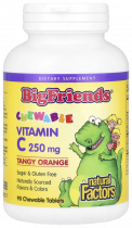Natural Factors Big Friends Chewable Vitamin C 250 mg, 90 таблеток