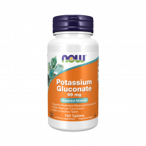 NOW Potassium Gluconate 99 mg, 100 таблеток