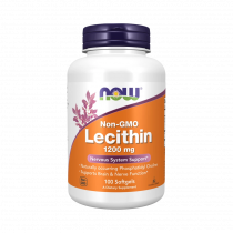 NOW Non-GMO Lecithin 1200 mg, 100 капсул