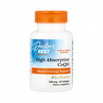 Doctor's Best High Absorption Co Q10, Коэнзим Q10, 60 капсул